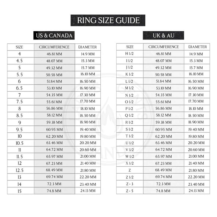 Charred Whiskey Barrel and Antler inlay Black - in 6mm Width